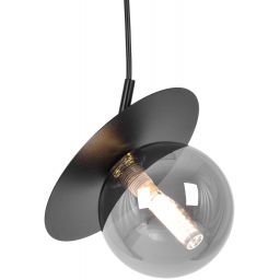 Kaja Fermi lampa wisząca 1x10 W czarna-grafitowa K-5380