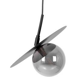 Kaja Fermi lampa wisząca 1x10 W czarna-grafitowa K-5381