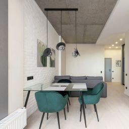 Kaja Fermi lampa wisząca 3x10 W czarna-grafitowa K-5384