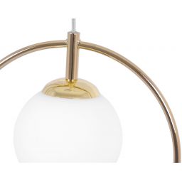 Kaja Ritus lampa wisząca 1x10 W biała-złota K-5390