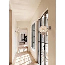 Kaja Sven kinkiet 1x10 W złoty-bursztynowy K-5398