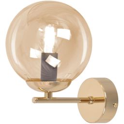 Kaja Grand kinkiet 1x10 W złoty-bursztynowy K-5415