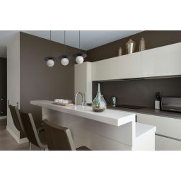 Kaja Robin lampa wisząca 1x10 W biała-czarna K-5435