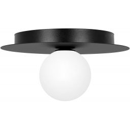 Kaja Robin lampa podsufitowa 1x10 W biała-czarna K-5438