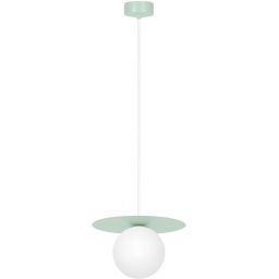 Kaja Robin lampa wisząca 1x60 W biała-miętowa K-5450