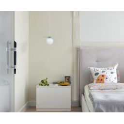 Kaja Robin lampa wisząca 1x60 W biała-miętowa K-5450