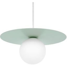 Kaja Robin lampa wisząca 1x10 W biała-miętowa K-5451