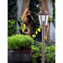 Kaja Standard lampa stojąca zewnętrzna 1x60W czarna/złota K-6009BCZARNY/ZŁOTY