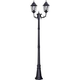 Kaja Lozana lampa stojąca zewnętrzna 2x60W czarna K-7006A2/2CZARNY