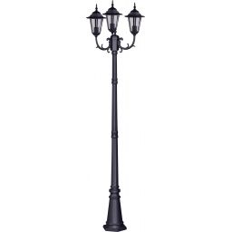 Kaja Standard lampa stojąca zewnętrzna 3x60W czarna K-7009A2/3CZARNY
