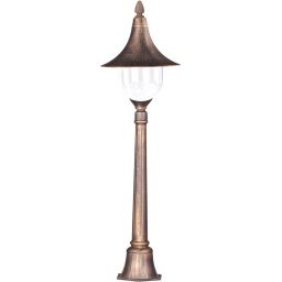 Kaja Boston lampa stojąca zewnętrzna 1x60W czarna/złota K-8129CZARNY/ZŁOTY