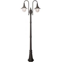 Kaja Boston lampa stojąca zewnętrzna 2x60W czarna K-8132CZARNY