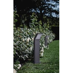 Kaja Vidar lampa zewnętrzna stojąca 24x0,5W czarna/biała K-8147