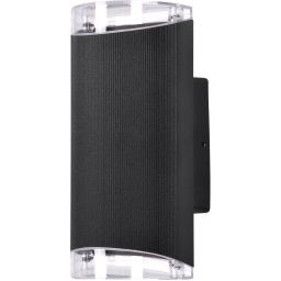 Kaja Prima kinkiet zewnętrzny 2x28 W czarny K-8204