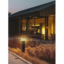 Kaja Tamiza lampa stojąca zewnętrzna 1x20 W czarna K-8208