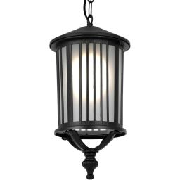 Kaja Detroit lampa wisząca 1x60 W czarna K-8211