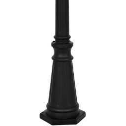 Kaja Detroit lampa stojąca zewnętrzna 3x60 W czarna K-8213