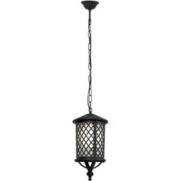 Kaja Chicago lampa wisząca 1x60 W czarna K-8216