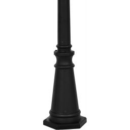 Kaja Miami lampa stojąca zewnętrzna 3x60 W czarna K-8223