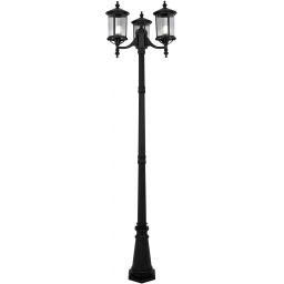 Kaja Miami lampa stojąca zewnętrzna 3x60 W czarna K-8223