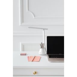 Kaja Kiki lampa biurkowa 1x8W LED biała K-BL1066BIAŁY