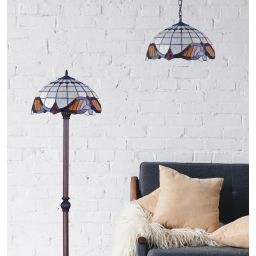 Kaja Witraż lampa wisząca 1x60W wielokolorowa K-P161122