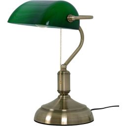 Kaja Bank lampa stołowa 1x15 W zielona K-MT-207