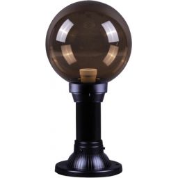 Kaja Astrid lampa stojąca zewnętrzna 1x60W czarna/przydymiona K-ML-OGROD2000.2KL.DYM