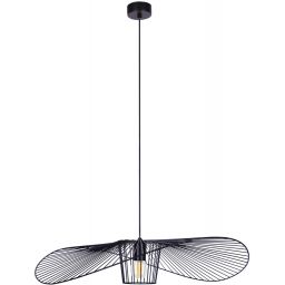 Kaja Kapelusz lampa wisząca 1x60W czarna KP-21MINICZARNY