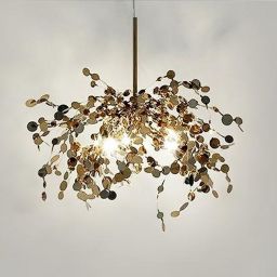 King Home Monete lampa wisząca 3x40 W złota JD8653-1.GOLD