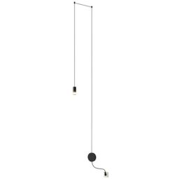 Moosee Flusso lampa wisząca 1x2,5 W czarna MSE1501100474
