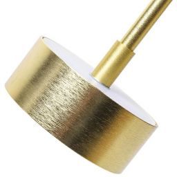 Moosee Capri lampa wisząca 2x7 W czarna-przezroczysta-złota MSE1501100545