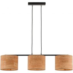 Lampex Koris 3L lampa wisząca 3x60W brązowa 989/3L