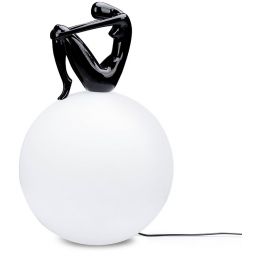 Moosee Uomo lampa stojąca 1x40 W biała-czarna MSE1501100432