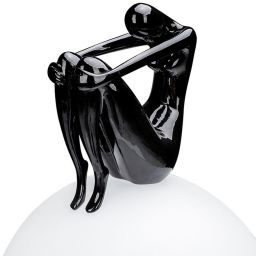 Moosee Uomo lampa stojąca 1x40 W biała-czarna MSE1501100432