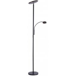 Just Light Hans lampa stojąca 1x22W+1x4W czarna 11709-18