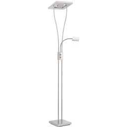 Just Light Helia lampa stojąca 1x16W+2x4W stal 11780-55