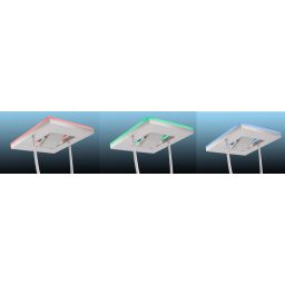 Just Light Helia lampa stojąca 1x16W+2x4W stal 11780-55