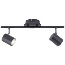 Just Light Tarik lampa podsufitowa 2x5W antracyt 11942-13