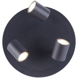 Just Light Tarik lampa podsufitowa 3x5W antracyt 11943-13