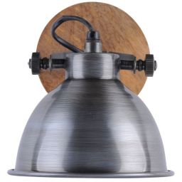 Just Light Samia kinkiet 1x40W żelazo/drewno 11981-77