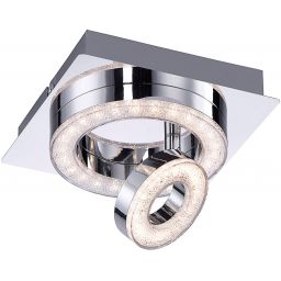 Just Light Tim lampa podsufitowa 1x2,8W+1x3,1W chrom 14520-17