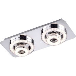 Just Light Tim lampa podsufitowa 2x2,8W+2x3,1W chrom 14521-17