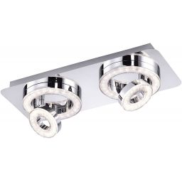 Just Light Tim lampa podsufitowa 2x2,8W+2x3,1W chrom 14521-17