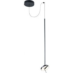 Leds C4 Invisible lampa wisząca 1x9W LED czarna 00-5693-05-05