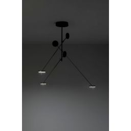 Leds C4 Invisible lampa podsufitowa 3x9W LED czarna 00-5695-05-05