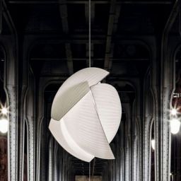 Leds C4 Voiles lampa wisząca 1x32,5W chrom/biały 00-6306-21-14
