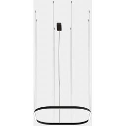 Leds C4 Geometric Square Surface lampa wisząca 1x76 W czarna QS4Z-00W9AZOS05