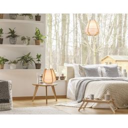 Ledea Nagoja lampa wisząca 1x40W beżowa 50101038