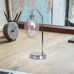 Ledea Lukka lampa stołowa 1x10W chrom 50501224